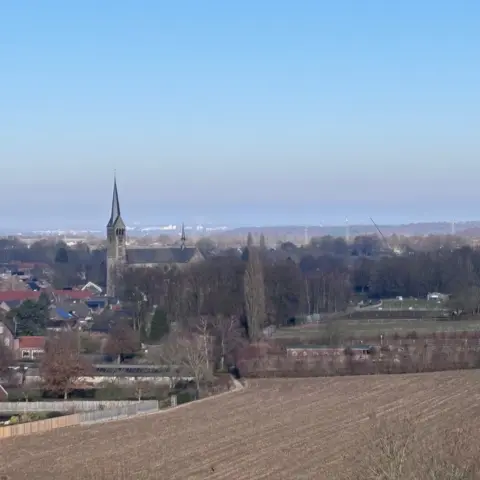 Kraan zichtbaar vanaf de Reusch